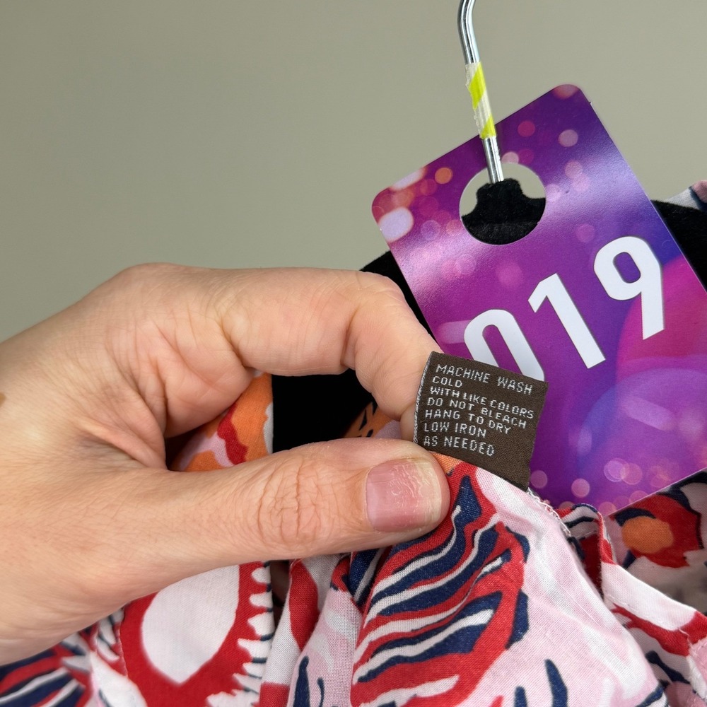 J. McLaughlin Womens Multicolor Floral Print Long Sleeve Button‎ Up Shirt Lois M - Picture 5 of 5